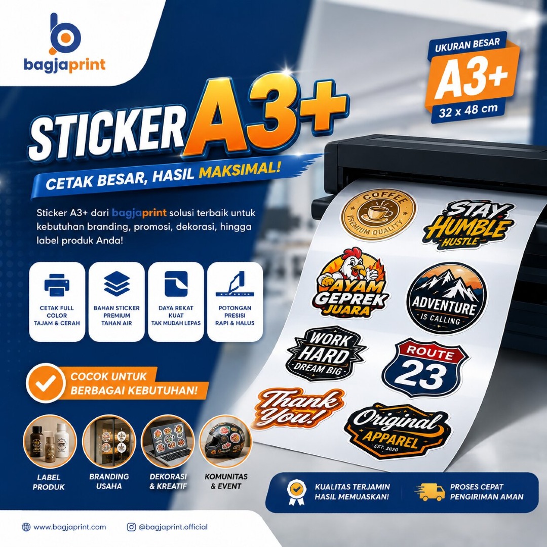 Sticker A3+ Custom