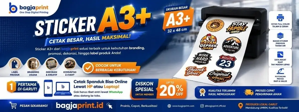 Sticker Label A3+ Custom