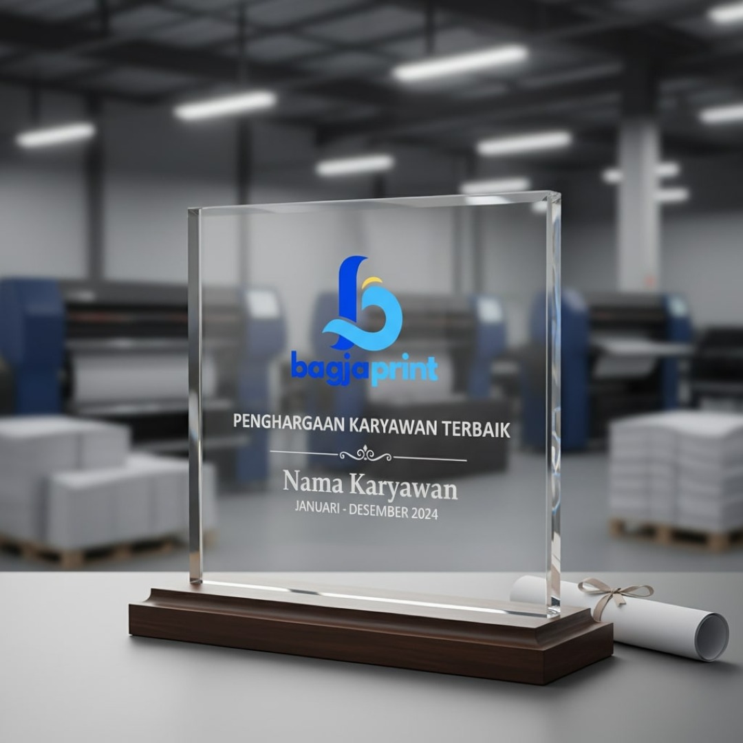 Cetak atau buat Plakat berkualitas dan murah di Garut