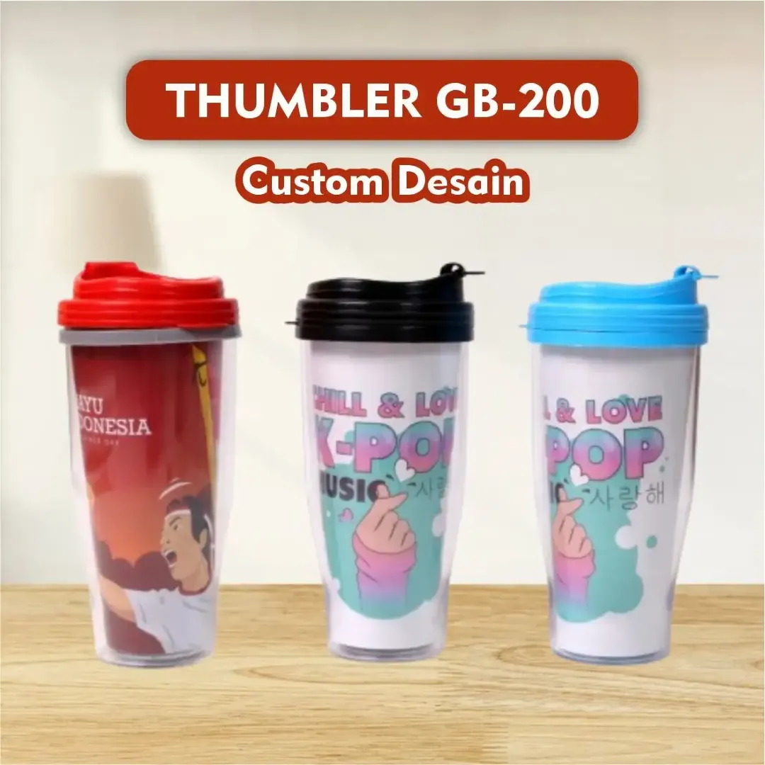 Cetak atau buat Thumbler berkualitas dan murah di Garut