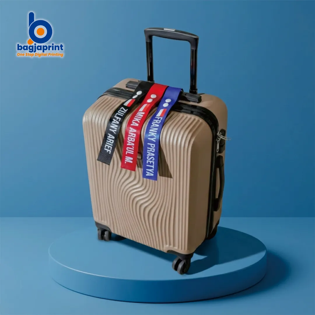 Jasa cetak Tag Koper berkualitas di Garut - Bagja Print